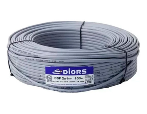 Cable Unifilar Superplastico Csf Diors 3x1 Mm - Unilux