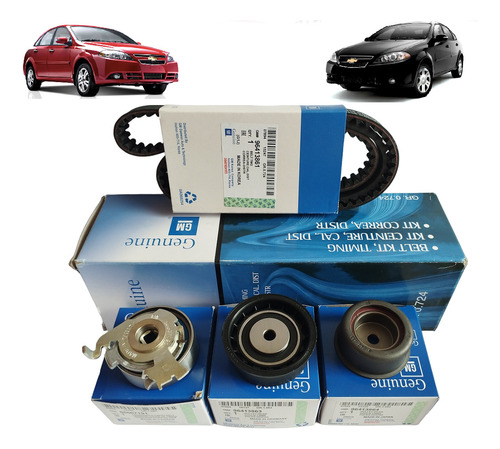 Kit Correa De Tiempo Optra Hatchback 1.8 2007 Tapa Amarilla