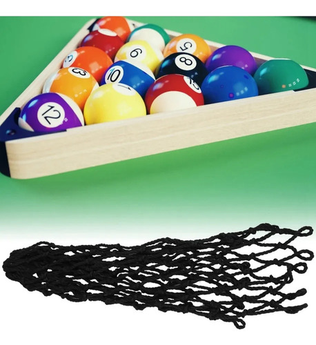 Bolsillos De Red Largos Para Mesa De Billar, 6 Piezas