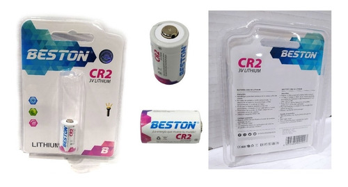 Bateria Pila Cilindrica Beston Cr2 3 Voltios Lithium 800mah