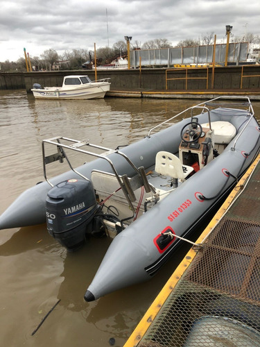 Imagen 2 de 11 de Semirrigido 470 + Yamaha 50hp 4 Tiempos Excelente Estado!