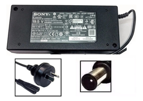 Fuente Cargador Original Tv Sony Vaio 19.5v 6.2a 120w