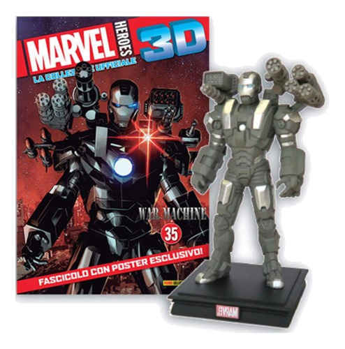 Marvel 3d Figuras Coleccion Salvat  - War Machine