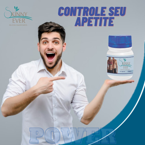 Imagem 2 de 10 de Skinny Ever Azul 20 Cápsulas