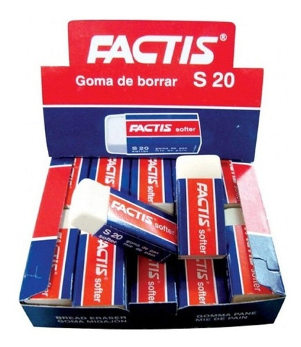 Goma Factis S 20 Caja Con 20 Pz. 