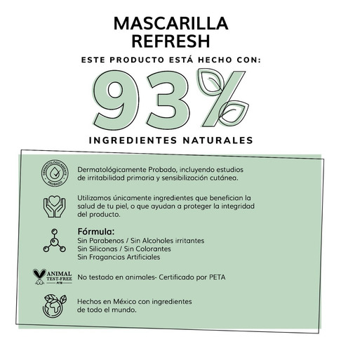Imagen 6 de 9 de Mascarilla Facial Hidratante Con Arcillas Puras Y Aloe Vera