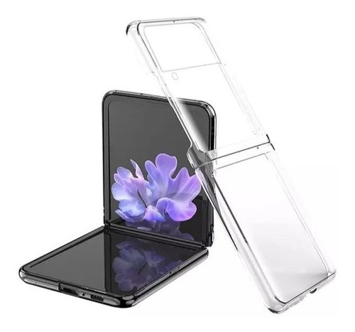Carcasa Transparente Dura Para Samsung Galaxy Z Flip 3 5g