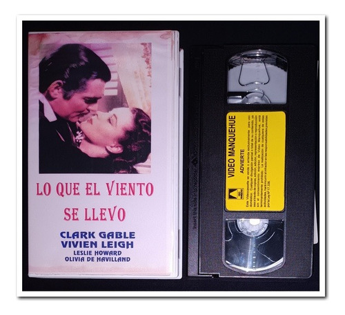 Vhs Lo Que El Viento Se Llevo, 2 Cassette Vhs (Usado)