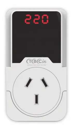 comprar Protector De Tension Alta Baja Digital 10a Heladera Tv Tbcin Color Blanco