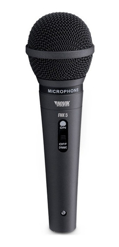 Imagem 1 de 6 de Microfone Profissional P10 Novik Neo Fnk 5 Preto