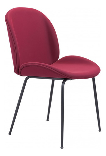 Silla De Comedor Miles Rojo Këssa Muebles