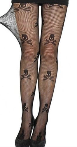 Panty Calavera Color Negro 