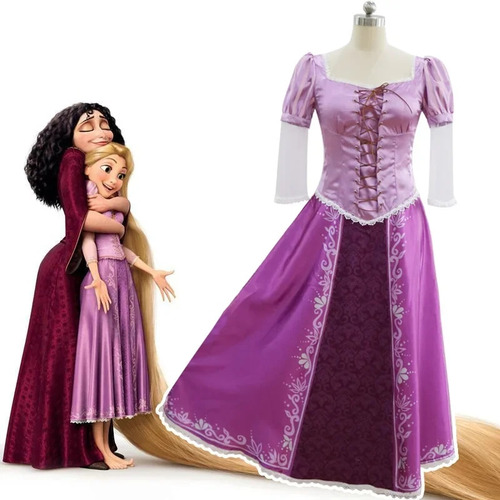 Disfraz De Princesa Rapunzel Para Cosplay De Halloween