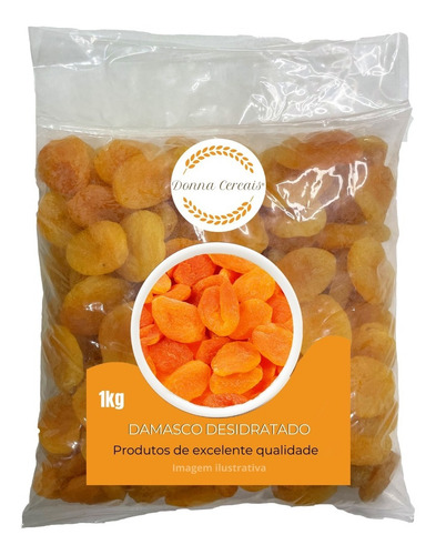 1kg De Damasco Turco Doce - Faz Bem Para O Coração- Saboroso