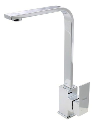 Mezcladora Monomando Fregadero Cocina Cromado Acero Inox 304 Acabado Brillante Color Plateado