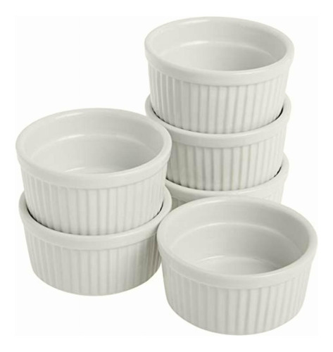 Norpro 261a Porcelain Ramekins, 4 Oz/120 Ml, Package Of 6