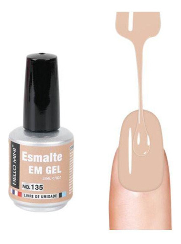 Esmalte Hello Mini Para Polimento Colorido - Hj106-135