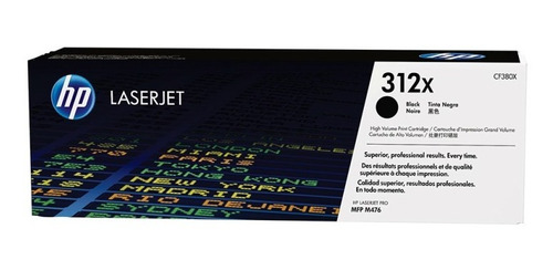 Toner Hp 312x 312 Negro Cf380x 380x Original M476 476