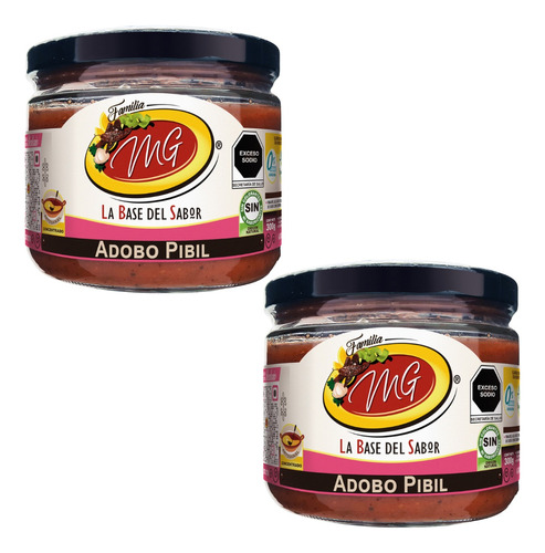 2pack Adobo Cochinita Pibil Artesanal Gourmet 100% Natural