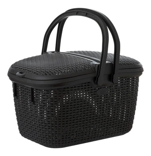 Canasto O Cesto Rattan Para Alimentos Picnic O Camping