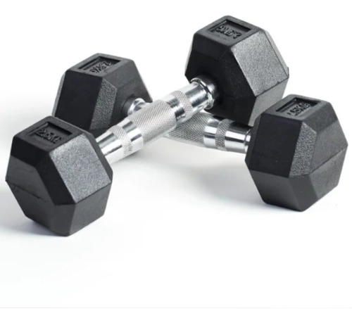 Mancuernas Hexagonales (el Par) De 75 Lbs