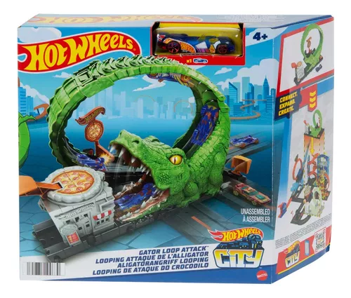 Pista de Percurso - Hot Wheels City - Lançadores Nemesis