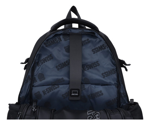 Mochila Casual K-swiss Baxley Negro Liso