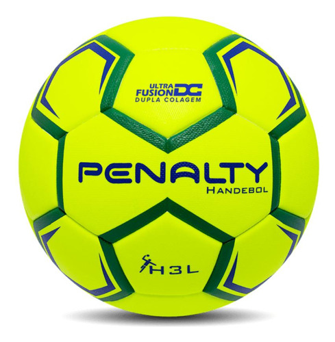 Balon De Handball Penalty Ultra Fusion Verde/amarillo H3l 