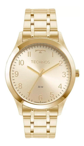 Relógio Technos Dourado Feminino Dress 2036mqx/1x