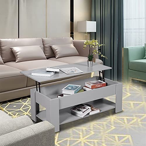 Home Bi Mesa De Centro Con Compartimento De Almacenamiento O