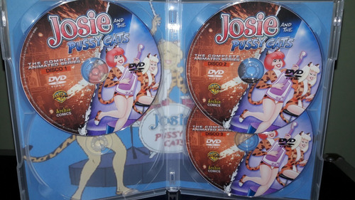 Dvd Josie E As Gatinhas - Desenho Animado Completo ( 3 Dvds