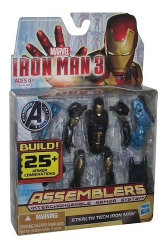 Figura De Accion Stealth Tech Iron Man 3 Assemblers Hasbro