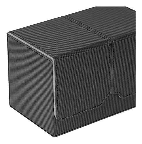 Card Deck Box Protectores De Tarjetas De Juego Negro Y Gris