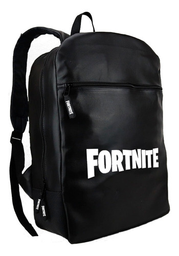 Mochila Jogo Fortnite Escolar Grande Preta Volta As Aula