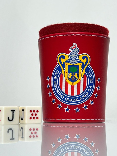 Cubilete America, Cruz Azul, Chivas Y Pumas Con Dados Poker