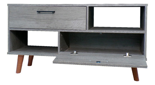 Mueble Mesa Para Tv Estilo Nordiko Vintage Minimalista Color Lombardía