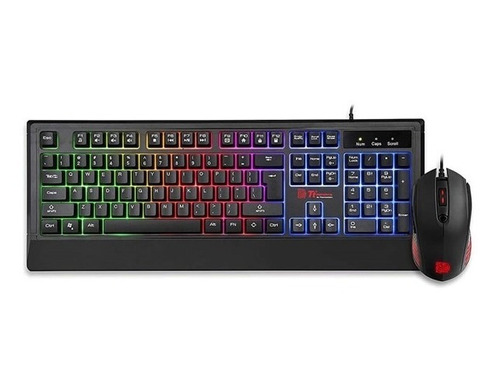 Kit Combo Teclado Y Mouse Gamer Thermaltake Challenger - Rgb