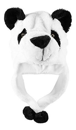 Sombrero Gorro Boina Muje Oso Panda De Peluche Invierno Esqu