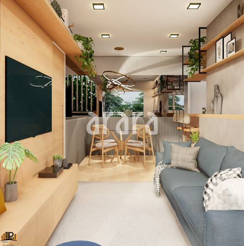Imagem 5 de 12 de Assunção Sbc - Apto Em Construção 49m2, 2 Dormitórios, Sala, Sacada Com Ponto Grill, Banheiro, Vaga Demarcada E Escriturada. Lazer Completo. - Ap03493 - 70804901