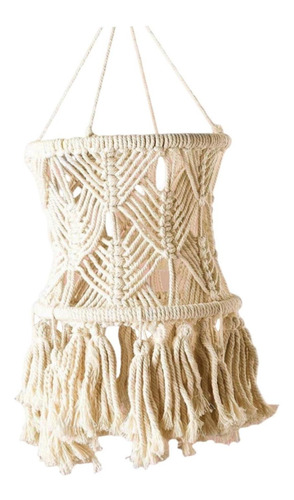 Macrame Lamp Shade Boho Pendant Light Shade Para Estilo B