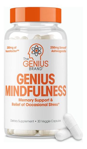 Suplemento Genius Mindfulness, Nootropic Cognitive Brain Bo