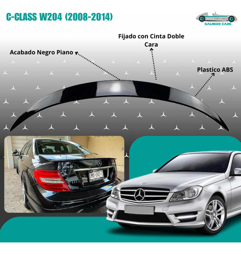 Alerón Mercedes Benz Clase C W204 (2007 A 2014)