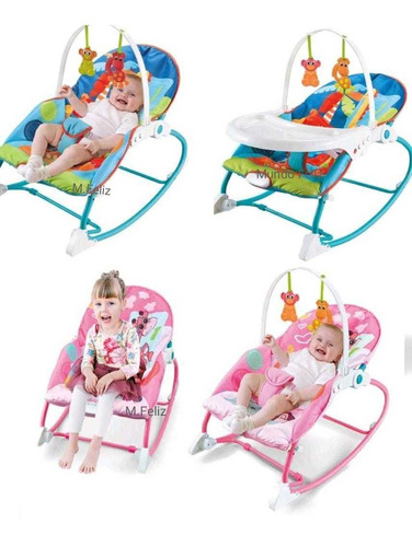 Silla Mecedora Para Bebes 4 En 1 Multifuncional 6 Colores