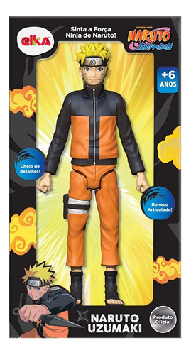 Naruto Shippuden - Naruto Uzumaki - 25 Cm De Alto - 