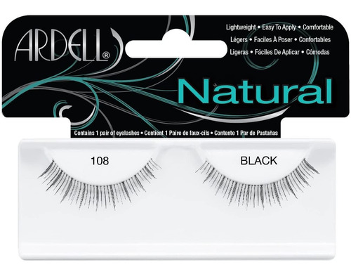 Ardell Demi Negro 108 natural Lash   -4 por Caso.