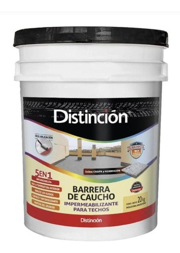 Membrana Barrera De Caucho  20 Kg Distincion
