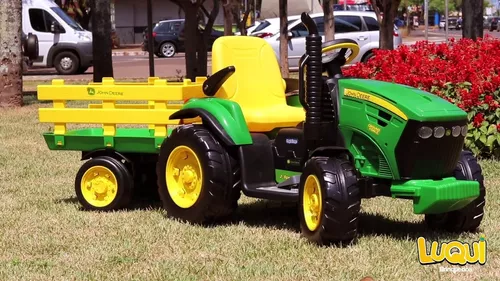 Trator Elétrico John Deere Ground Force 12v Com Carretinha - Shop Mais  Oficial