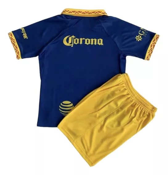 Jersey Visita Azul América Niño Conjunto Infantil 2023-2024