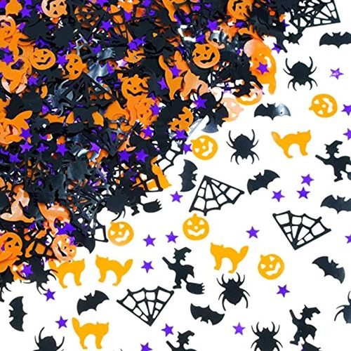 Confeti De Fiesta De Halloween Para Mesa  Tela De Araña -