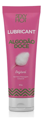 Lubrificante Íntimo Beijável Sabor Algodão Doce 60g